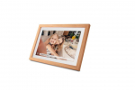 Denver PFF-1040LW digital photo frame Wood 25.6 cm (10.1") Touchscreen Wi-Fi