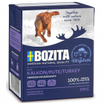 BOZITA Meat chunks with turkey in jelly &ndash; wet dog food &ndash; 370g