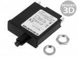 Circuit breaker | Urated: 240VAC | 28VDC | 1.5A | SPST | Poles: 1 | screw