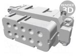 Connector: HDC | contact insert | female | 16A | 250V | Han&reg; A | PIN: 10