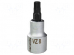 Socket: SPLINE-bit | socket spanner | VZ8 | 1/2" | 55mm