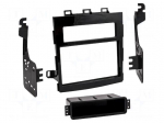 Radio frame | Subaru | 2 DIN | black gloss