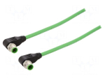 Cable: for sensors | PIN: 4 | M12 male angled,both sides | 7m | 60VDC