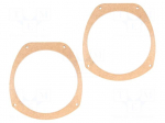 Spacer ring | MDF | 165mm | Land Rover | impregnated,varnished