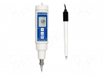 Meter: pH | LCD | 0&divide;14pH | IP67 | Dim: 180x32x40mm | Temp: max.60&deg;C