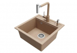 SINK HELIKA WTH KITCH MIX51X49X20 BEIGE