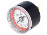 Manometer | R 1/8" | outside | Working pressure: 0&divide;2bar | &Oslash;: 37.5mm