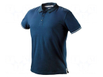 Polo shirt | Size: S | blue | DENIM | 200g/m2