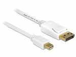 Delock Mini DisplayPort to DisplayPort Cable, Black, 1 m