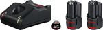 Bosch 12V battery starter set, GAL, 2x3Ah - 1600A019RD
