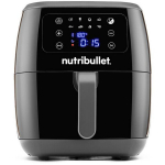 Nutribullet XXL Digital Air Fryer (black/silver, 1,800 watts, 7-liter basket)