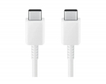 Samsung EP-DX310JWE datu pārsūtī&scaron;anas un uzlādes kabelis | USB-C uz USB-C | 15 W | 1,8 m | balts (OEM))