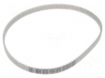 Timing belt | AT5 | W: 10mm | H: 2.7mm | Lw: 500mm | Tooth height: 1.2mm