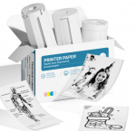 Thermal Paper Uprint PM290 3x White Self-Adhesive Paper Rolls