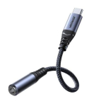 Joyroom SY-C01 Adapter DAC Type-C to 3.5mm Mini Jack, 60W, 0.14m / black