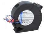 Fan: DC | blower | 75x75x27mm | 28m3/h | 51dBA | ball bearing | 4400rpm