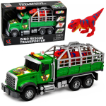M&auml;nguala | PC | Konsoolid | Tarvikud // M&auml;nguasjad ja m&auml;ngud lastele // Ciężar&oacute;wka Transporter Z Klatką Figurka Dinozaur T-Rex Światła Dźwięki 1:12