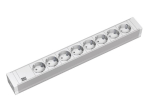 Bachmann 19" pistikupesade riba PVC 1,5HE, 8-pesaline, helehall 2,0m, l&uuml;litita
