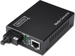 Bidirektsionaalne fiiberoptiline konverter Digitus, Gigabit meediumikonverter, RJ45/SC, 20km (DN-82122)