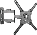 Schwaiger seinale paigaldatav telerikinnitus 23"-75" Max.35KG kallutatav Black