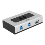 DELOCK USB3.0 l&uuml;liti 2 sisendit -> 1 v&auml;ljund kahepoolne