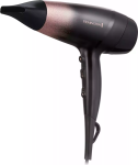 Remington Hair Dryer | D5305 Rose Shimmer | 2200 W | Number of temperature settings 3 | Ionic function | Diffuser nozzle | Black/Rose