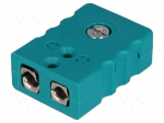 K-type standard socket | Mat: PVC | 200&deg;C