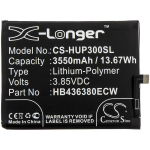 3550 mAh for Huawei HB436380ECW