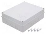 Enclosure: multipurpose | X: 300mm | Y: 380mm | Z: 120mm | grey | IP65