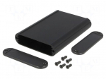 Enclosure: with panel | 1455 | X: 72mm | Y: 100mm | Z: 19mm | aluminium