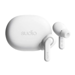 Sudio Earbuds | E4 Pro | Bluetooth | In-ear | Microphone | Cloud White | Noise canceling | Noise reduction