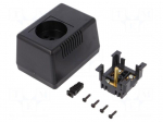 Enclosure: for power supplies | with earthing | X: 65mm | Y: 90mm