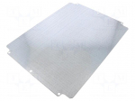 Mounting plate | steel | W: 294mm | L: 387mm | Series: EURONORD
