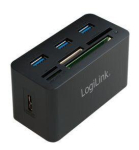 Dock station Logilink CR0042 USB 3.0 Hub with All-in-One Card Reader