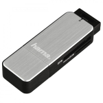 Other Computer Accessory Hama  Hama USB 3.0 Multi Card Reader SD/microSD Alu black/silver