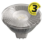 LED spuldze GU5.3 (MR16) 12 V 4,5 W 400 lm, silti balta, EMOS