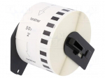 Label | Width: 50mm | Colour: white | Character colour: black | glued