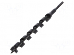 Drill bit | for wood | &Oslash;: 25mm | L: 300mm | HSS | Working part len: 220mm