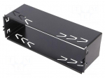 Car radio mounting half frame | Alpine | Colour: black