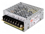 Power supply: switched-mode | modular | 53.6W | 5VDC | 99x97x36mm
