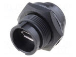 Socket | USB B micro | Data-Con-X | soldering | USB 2.0 | IP67,IP68