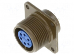 Connector: circular | Series: 97 | socket | female | PIN: 6 | soldering
