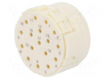 Connector: M23 | PIN: 17 | male | crimped | w/o contacts | 160V | 8A
