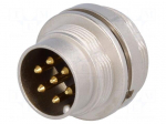 Connector: M16 | socket | male | soldering | PIN: 7 | 5A | 250V | IP40