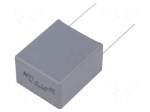 Capacitor: polypropylene | 4.7uF | 27.5mm | &plusmn;5% | 32x22x37mm | 130V/&mu;s