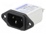 Connector: AC supply | socket | male | 3A | 250VAC | IEC 60320 | -25&divide;85&deg;C