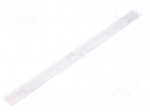 Cover for LED profiles | white | 20m | Kind of shutter: C | push-in
