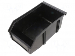 Container: cuvette | ESD | 98mm | 70mm | 160mm | black