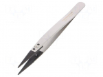 Tweezers | Tweezers len: 130mm | ESD | Type of tweezers: straight