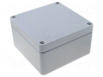 Enclosure: multipurpose | X: 160mm | Y: 160mm | Z: 90mm | ALUEIN-RJ | grey